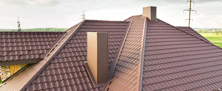 Residential Chimney Flashing Restoration in Laurel, MD