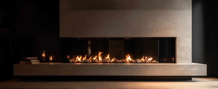 Gas Fireplace Ember Bed Design Services in Laurel, Maryland