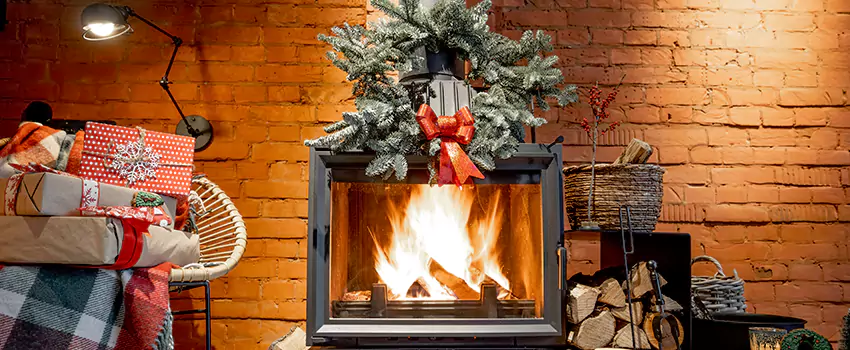 Travis Industries Linear Gas Fireplace Installation in Laurel, Maryland