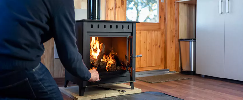 Open Hearth Wood Fireplace Installation in Laurel, MD