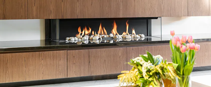 Double-height Fireplace Design Refurbishment in Laurel, Maryland